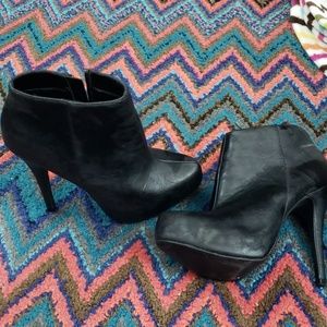 Black booties